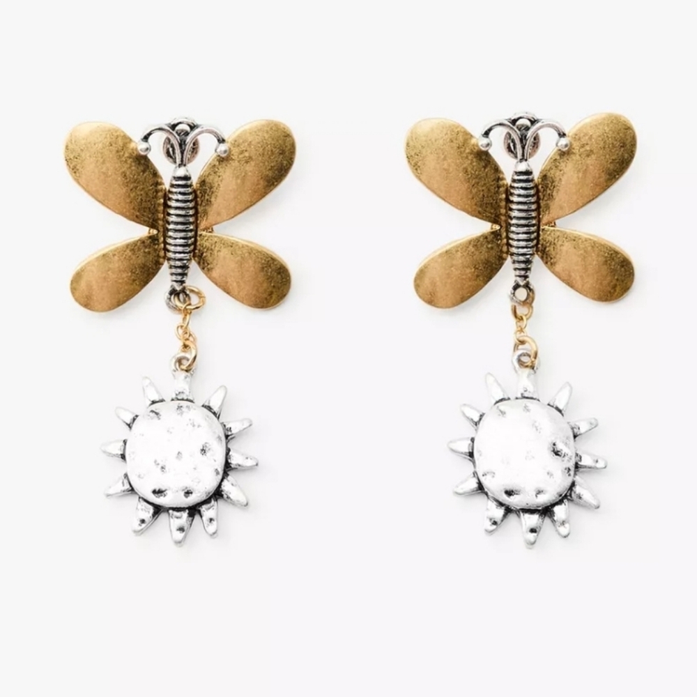 ZARA Butterfly Earrings - Picture 4 of 17